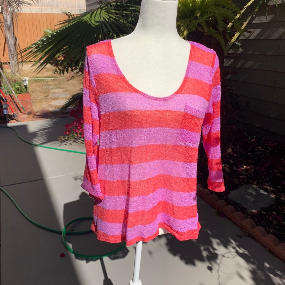 Striped sweater shirt